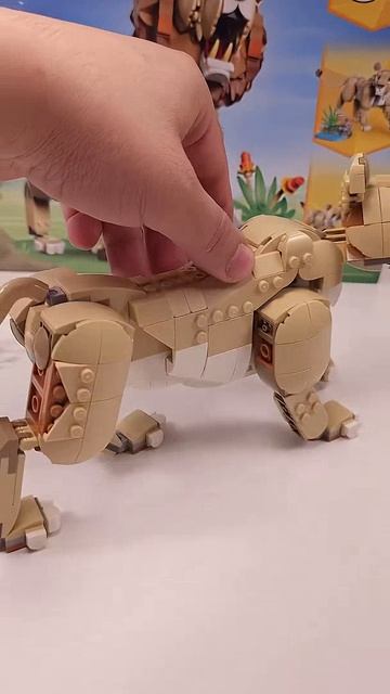 LEGO Creator Львица (31386) Альтернативная сборка Величественного льва Завершено