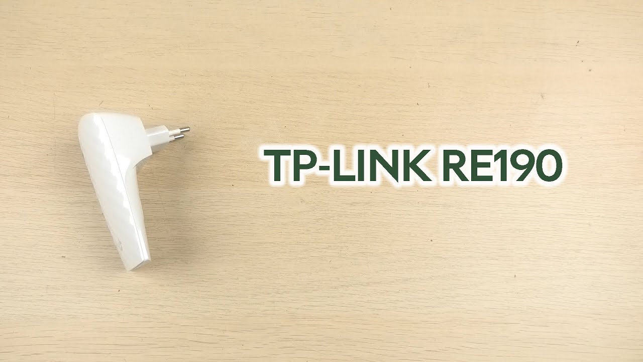 Розпаковка TP-LINK RE190