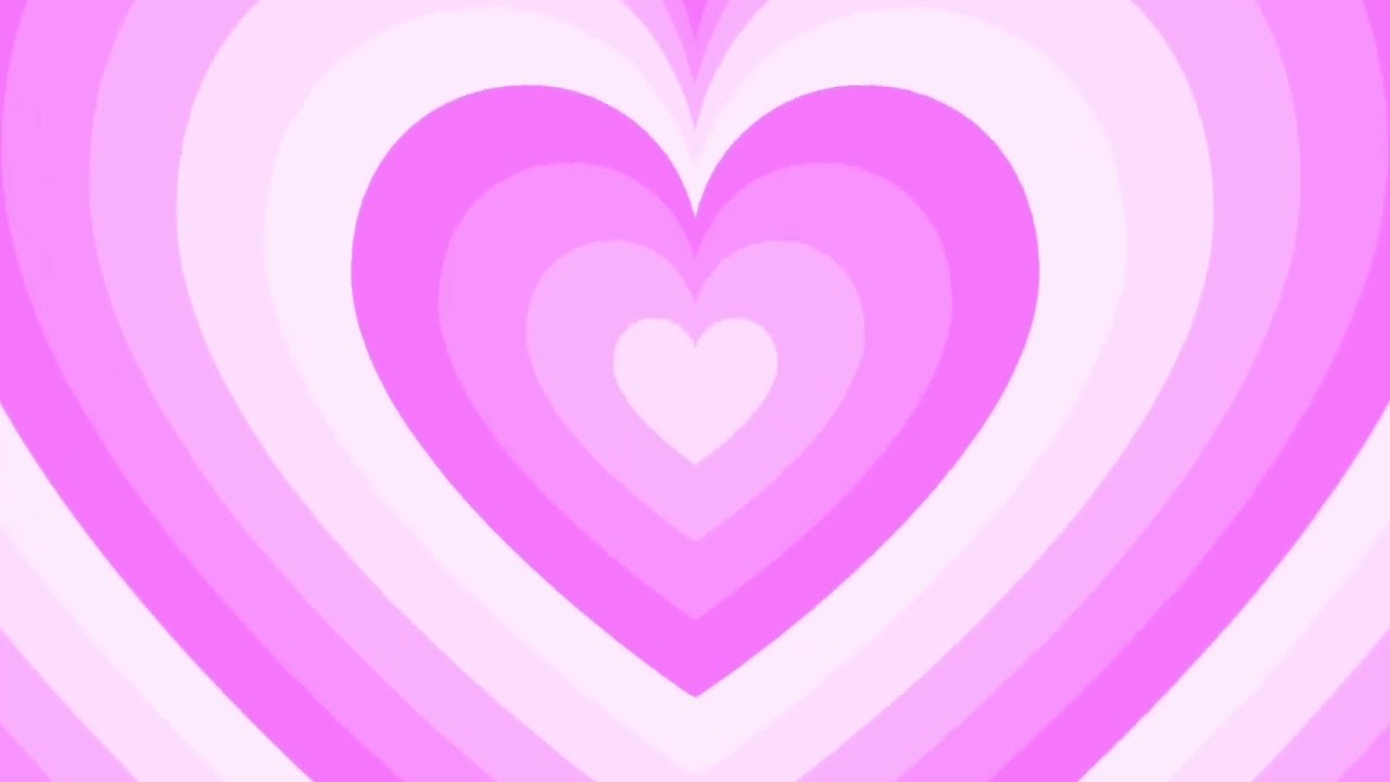 Moving Heart Wallpaper / фон сердечки из тик тока нежно розовый 🌸 /heart Tunnel Y2k Slowly Moving