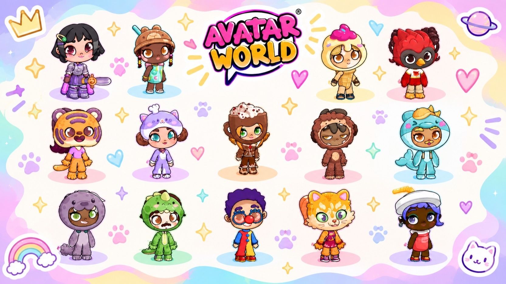 ГДЕ НАЙТИ СЕКРЕТНЫЕ КОСТЮМЫ В АВАТАР ВОРЛД / AVATAR WORLD