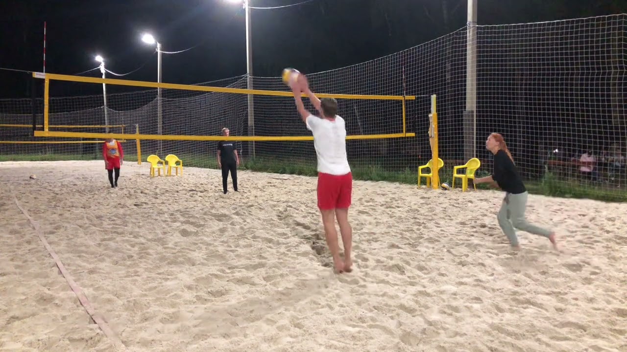 Игры с микрофоном в Чехове 1. БарановМихайлов vs БирюковаФернас volleyball волейбол artvolley