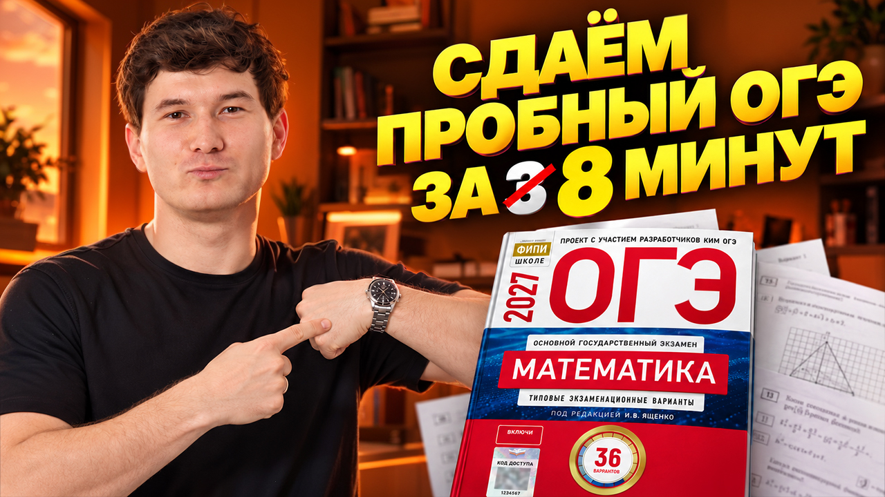 СДАЕМ ОГЭ по математике 2027 | Математика ОГЭ | Умскул