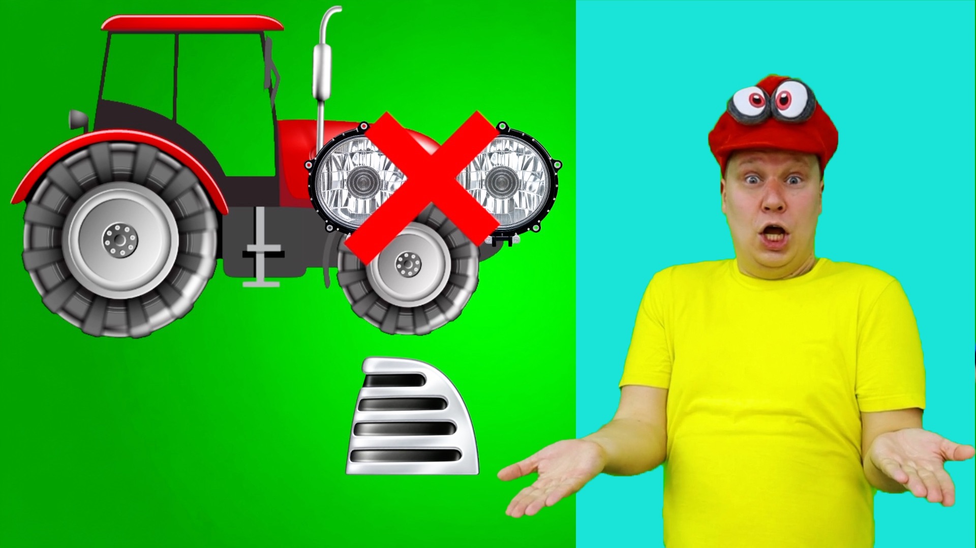 Детская песенка про ремонт трактора 🚜 Сборник видео про машинки