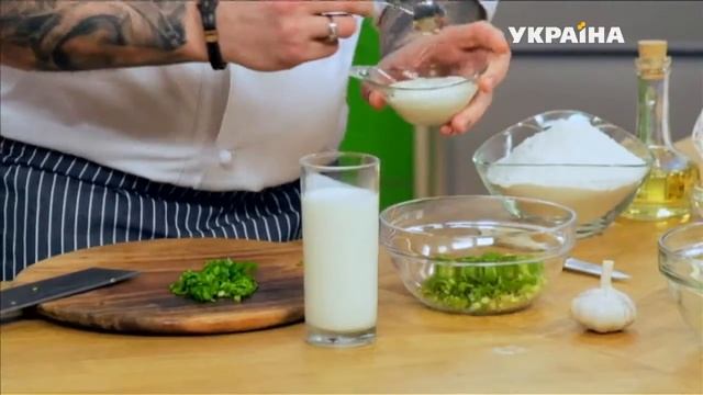 Картофельные галушки с потрохами