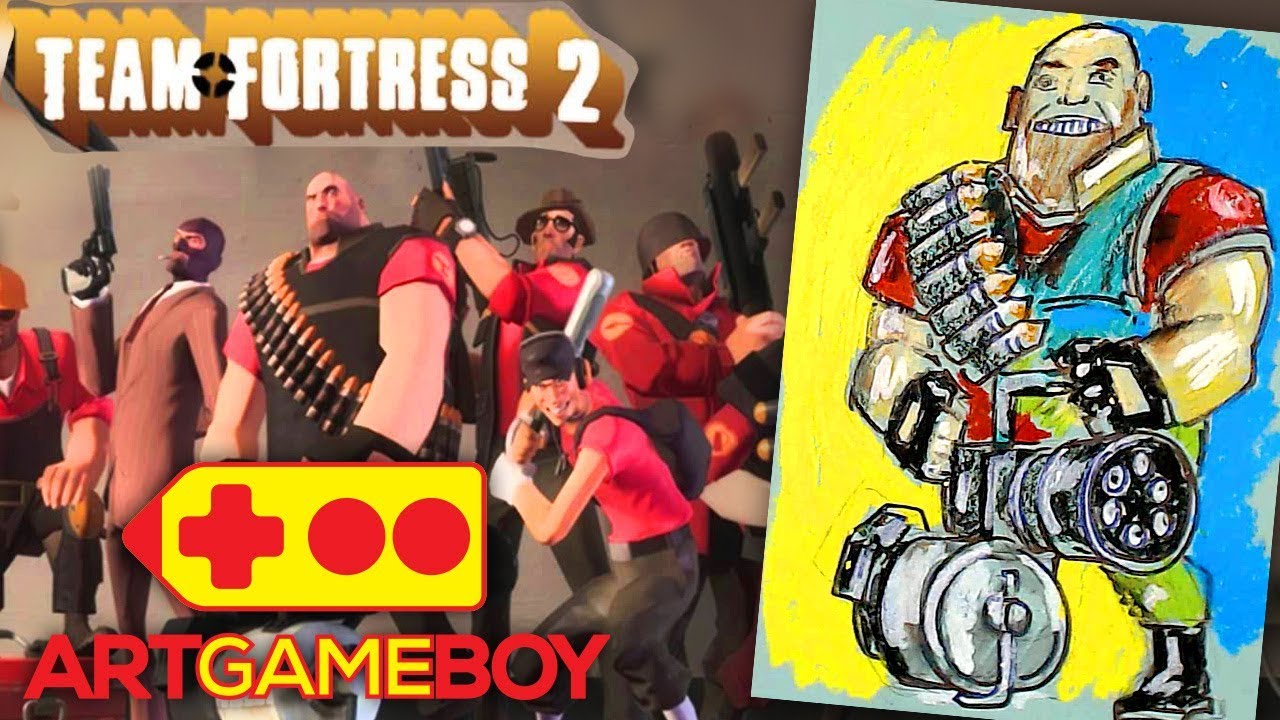 Реклама ART GAME BOY / Рисуем Team Fortress 2