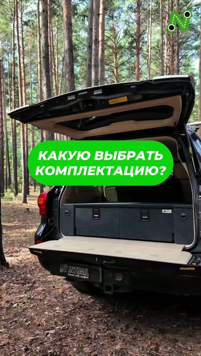 Три готовые комплектации для вашего комфорта в дороге!