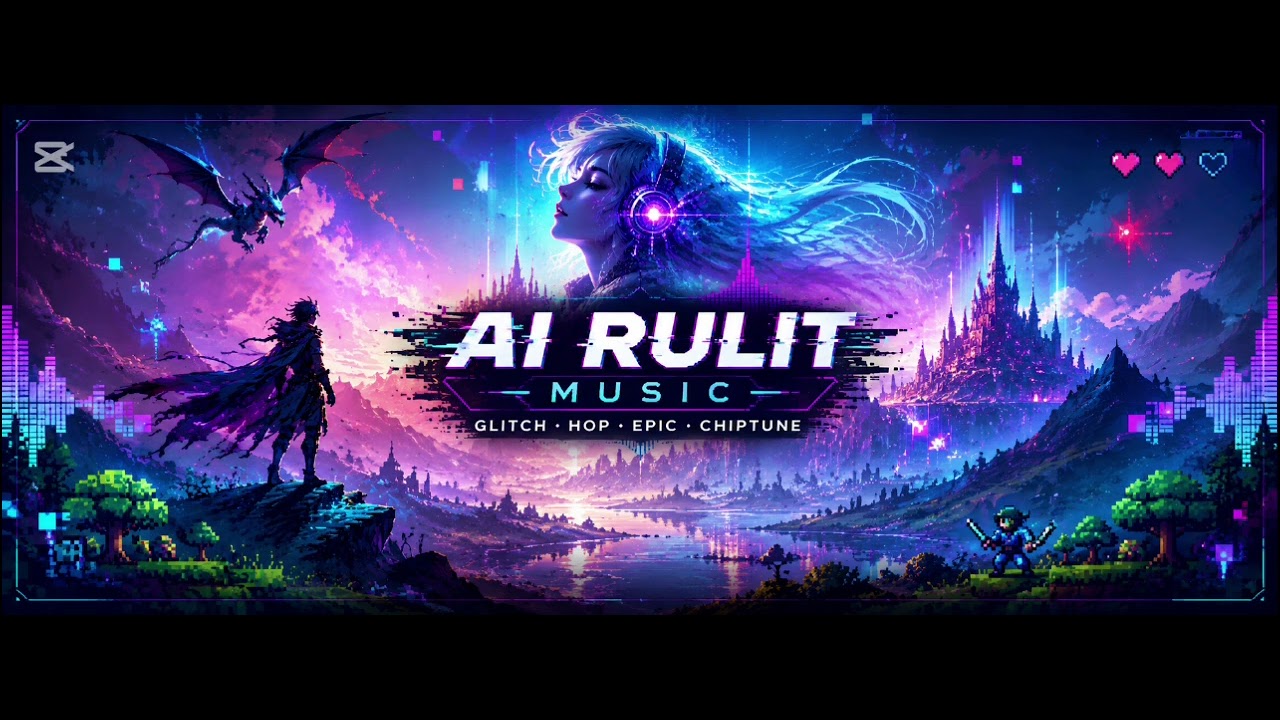 Glitch Hop Fantasy | Epic Chiptune & Emotional Synthwave | AI RULIT Music