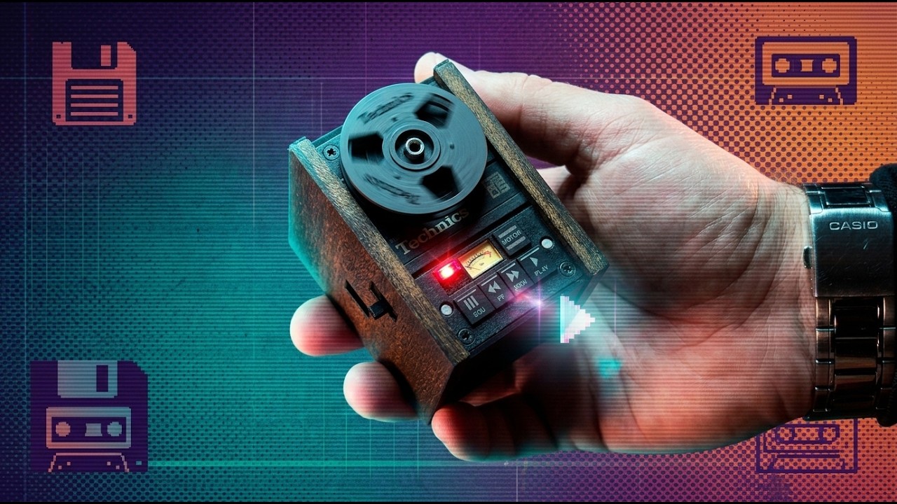 Мини Плеер - DIY Mini Music Player 2026: Technics Reel Style