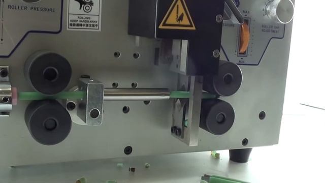 Автоматический Нарезчик Проводов SWT-508 MAX-25 провод ПВТФИ-10 (Тест №1)