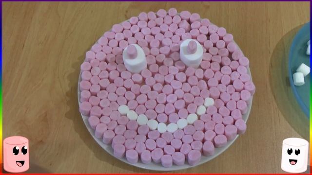 Огромный смайл из МАРШМЭЛЛОУ Семейный рецепт |A BIG Smile Of Marshmallow Recipe Family