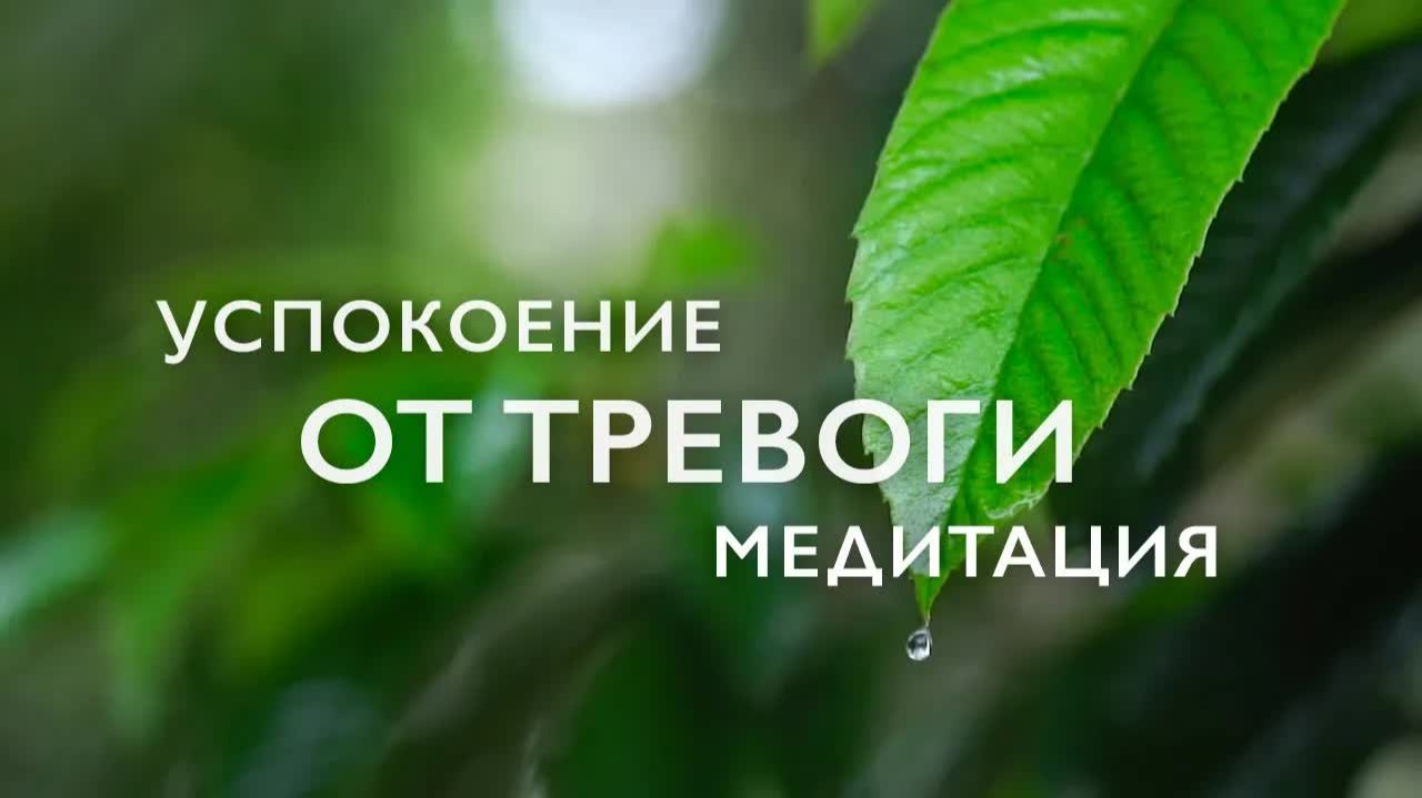 Медитация для успокоения и снятие тревоги и страха в сложные моменты