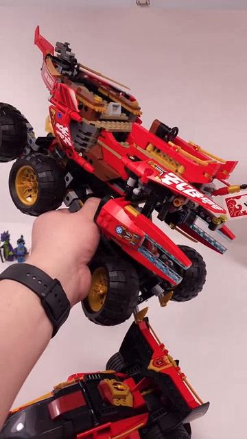 LEGO NINJAGO Боевой корабль (71869) против Ниндзя-гонщика X-1 (71867)