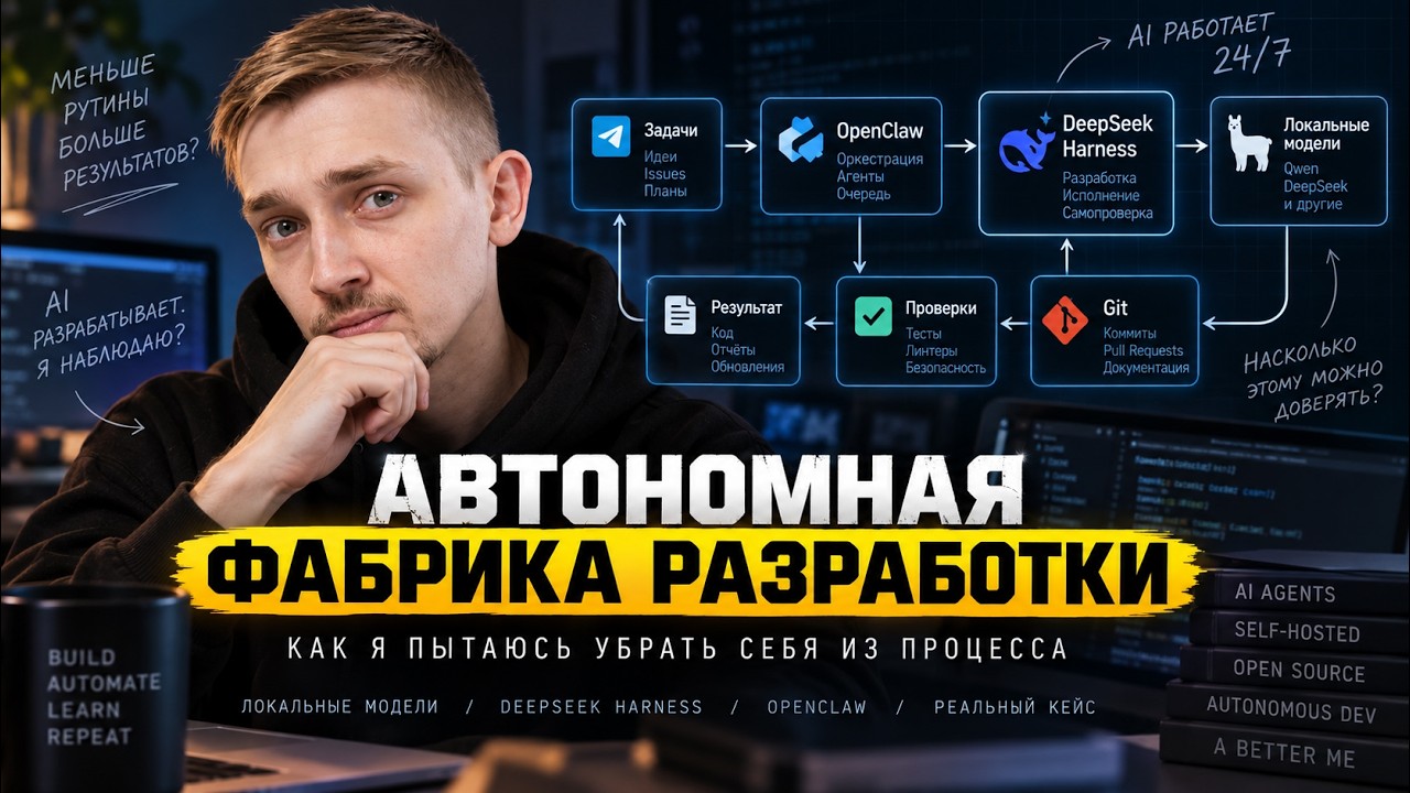 Я строю автономную фабрику разработки. Можно ли доверить AI весь процесс?