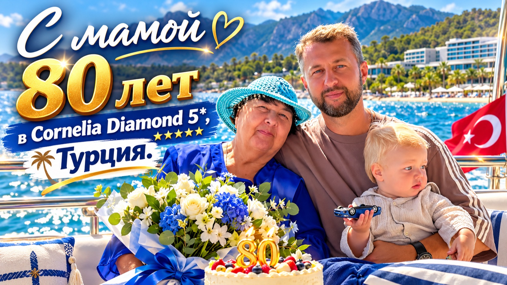 Cornelia Diamond Golf Resort & Spa 5. Турция всей семьёй, маме 80! Обзор Павла Георгиева.