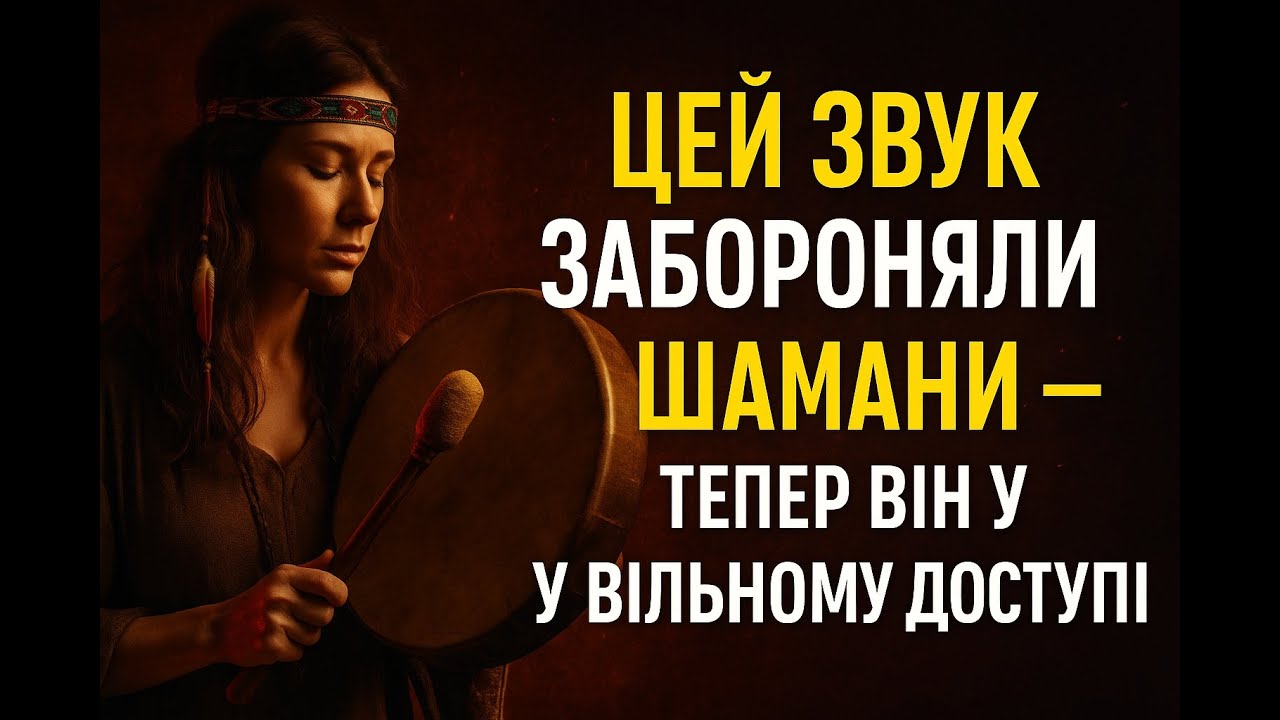  ШАМАНСЬКИЙ БУБЕН ЗВУК ШАМАНСЬКОГО БУБНА ЛИТАВРИ ТРАНСОВА МУЗИКА