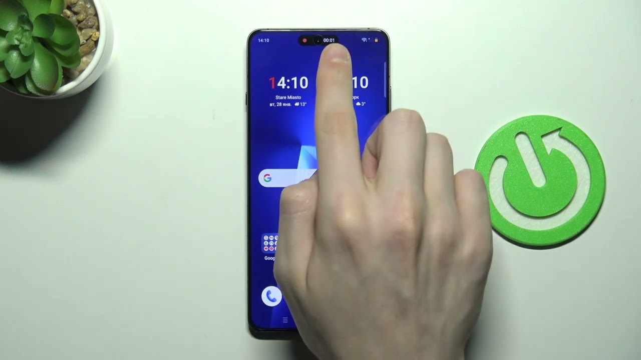 Как включить запись экрана на телефоне OnePlus 13R?
