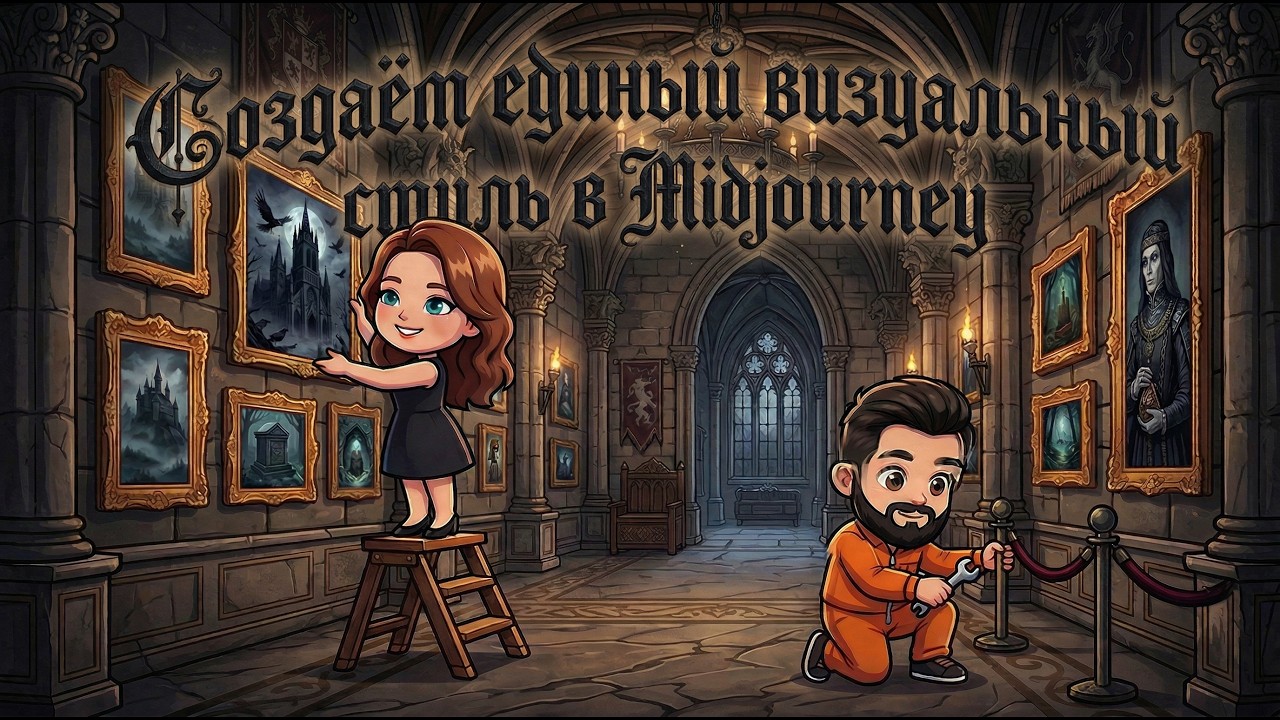 Как создать единый визуальный стиль в Midjourney