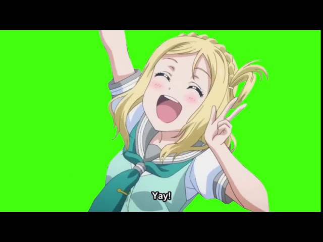 Футаж аниме тянка YAY