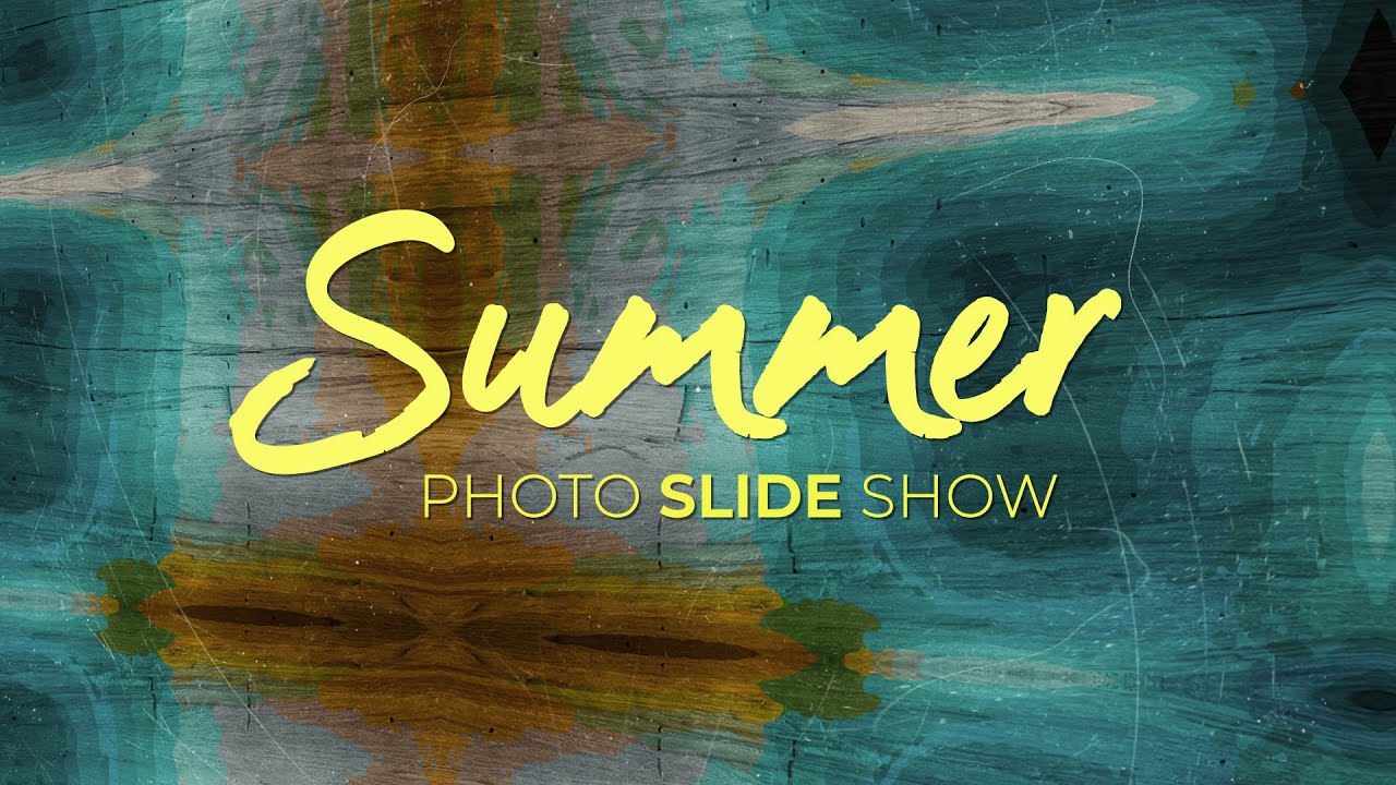 PHOTO SLIDE SHOW - SUMMER. Проект After Effects.