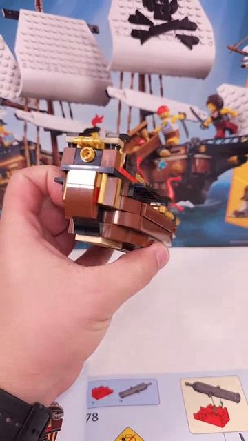 LEGO Creator Двойные корабли 31387 Альтернативная сборка культового пиратского корабля