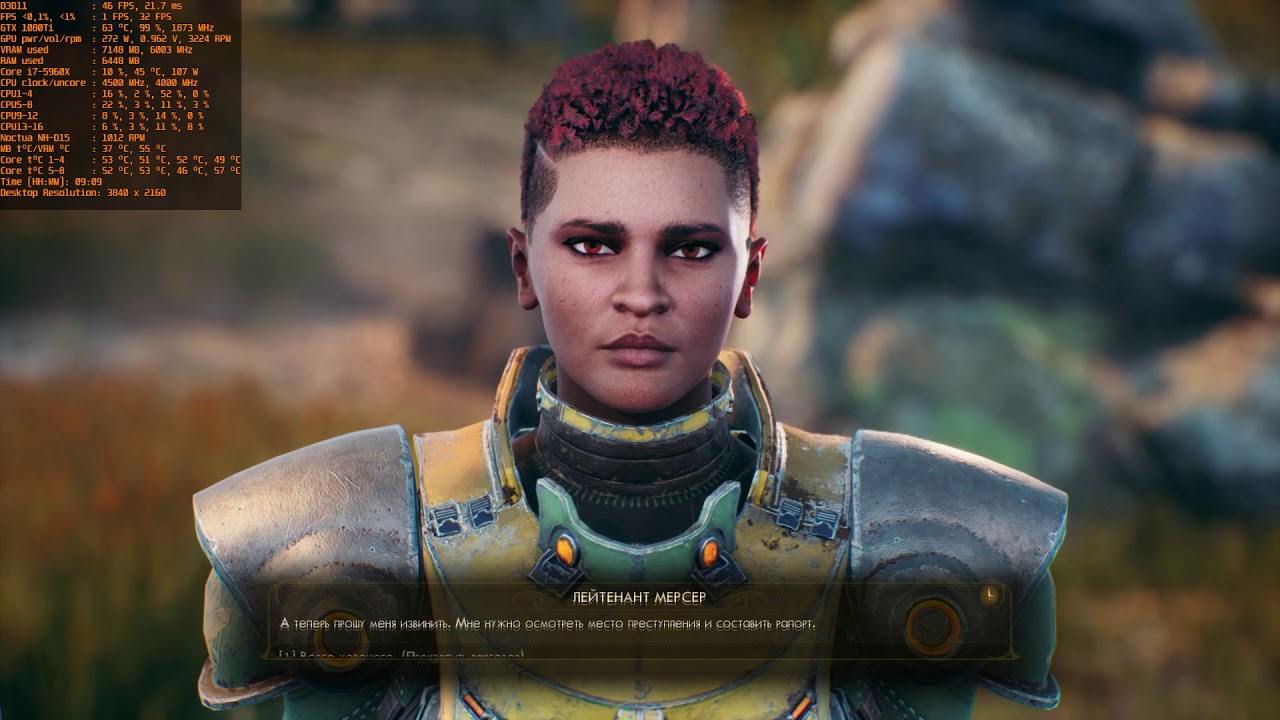 The Outer Worlds Full Maxed Out 4k (80% Render Scale)