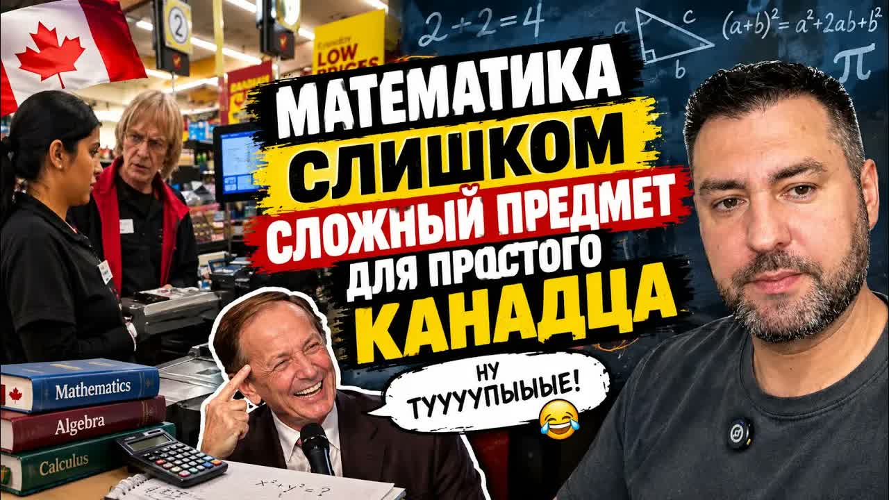 Математика для простых канадцев слишком сложный предмет 