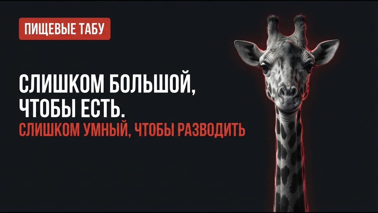 Жирафа ели фараоны, римляне и султаны. Что пошло не так?