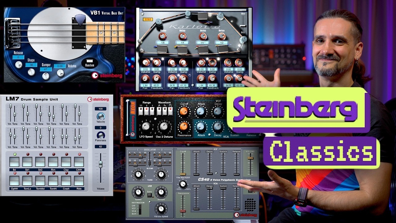 Легендарные ретро-плагины 90-х бесплатно: Обзор коллекции Steinberg Classics (VST3)