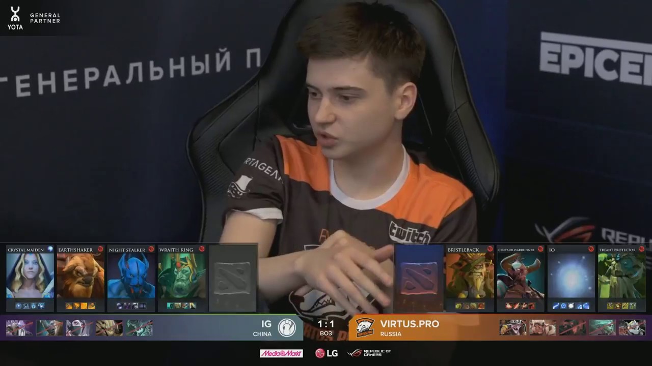 VP Vs IG Игра 3 EPICENTER! Просто Супер Брист от VP.No[o]ne