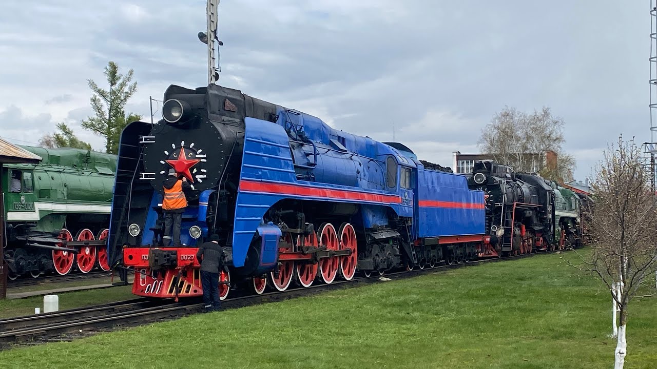 Гудок паровоза П36-0027. Паровозное депо подмосковная