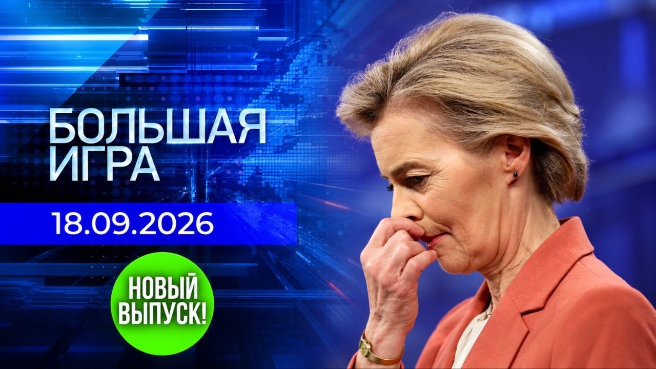 Большая игра  Новый выпуск от 18 сентября 2026 года  Урсулу разнесли в щепки из-за мигрантов!