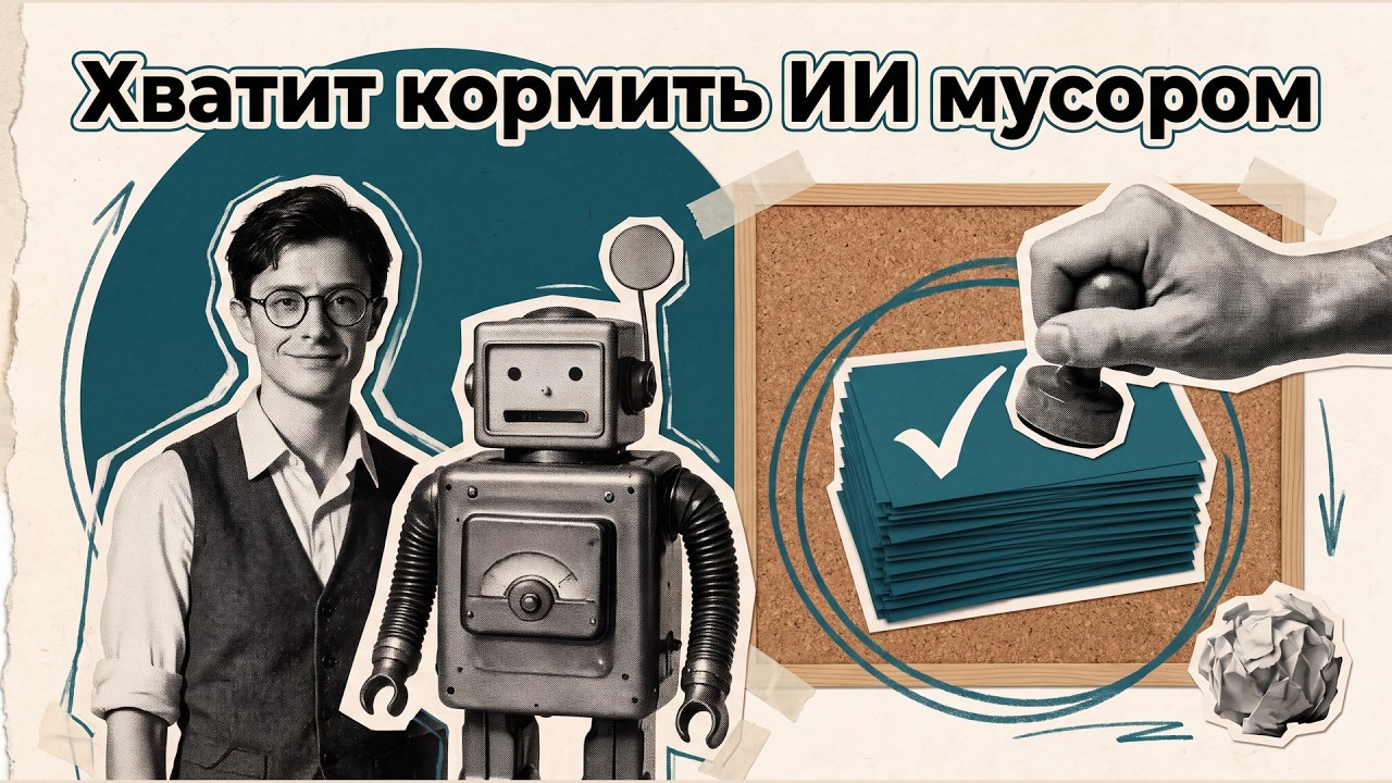 Как работать с ИИ чтобы он не выдавал мусор  4 приёма за 2 минуты