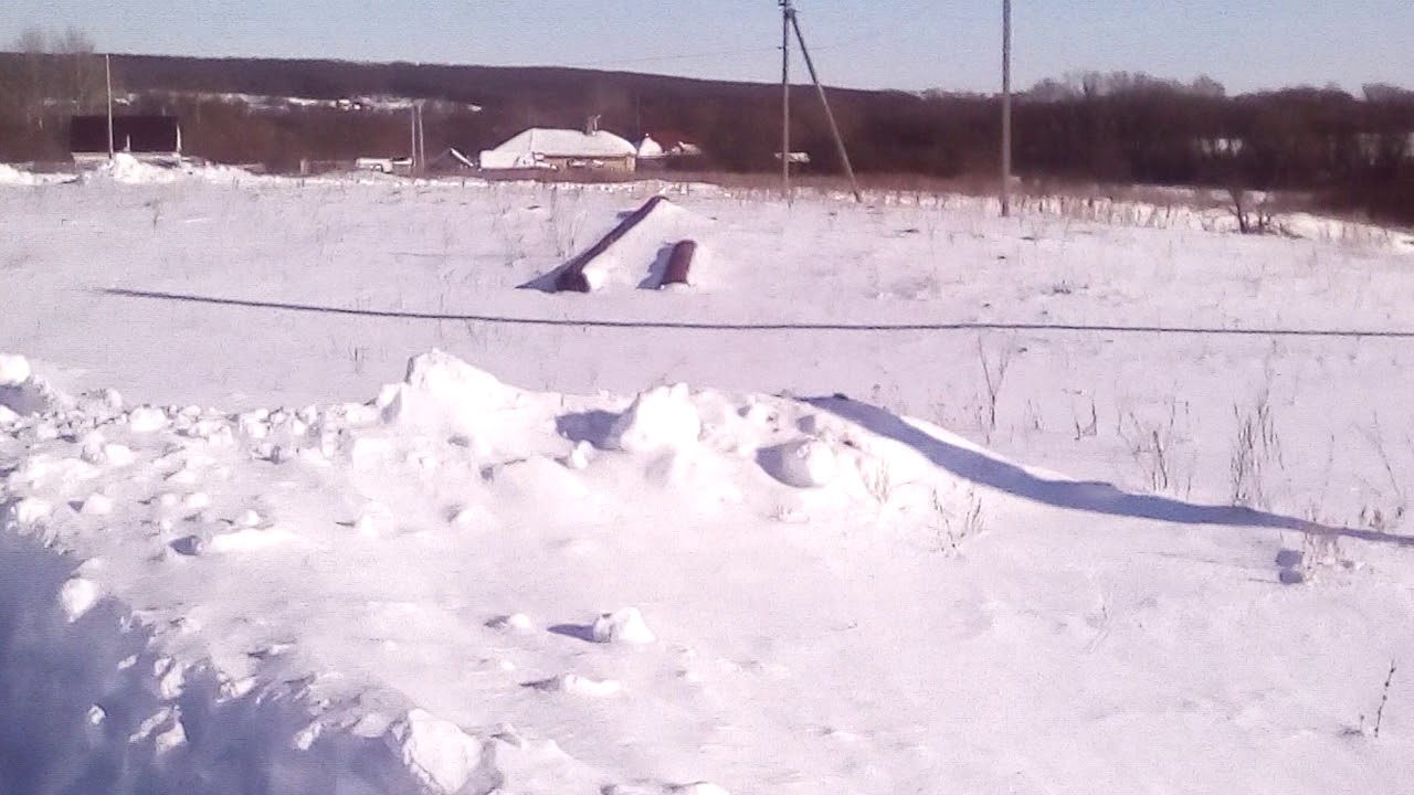 Степь зимой