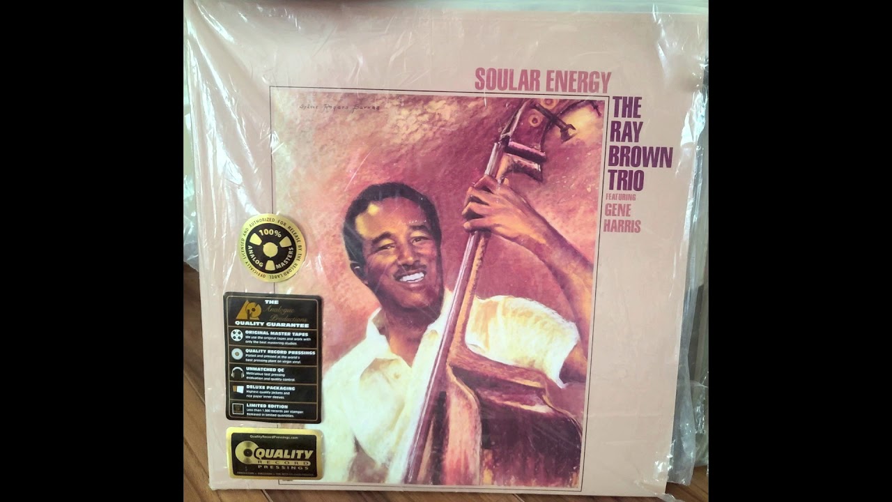 Ray Brown Trio.Запись звучания головки Tzar DST в виниловой системе Natural Line R