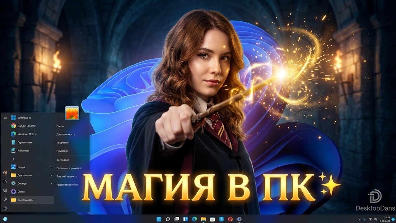 🧙♀️ АЛОХОМОРА! Превратила Рабочий Стол в ШКОЛУ МАГИИ | Harry Potter Style | DesktopDans