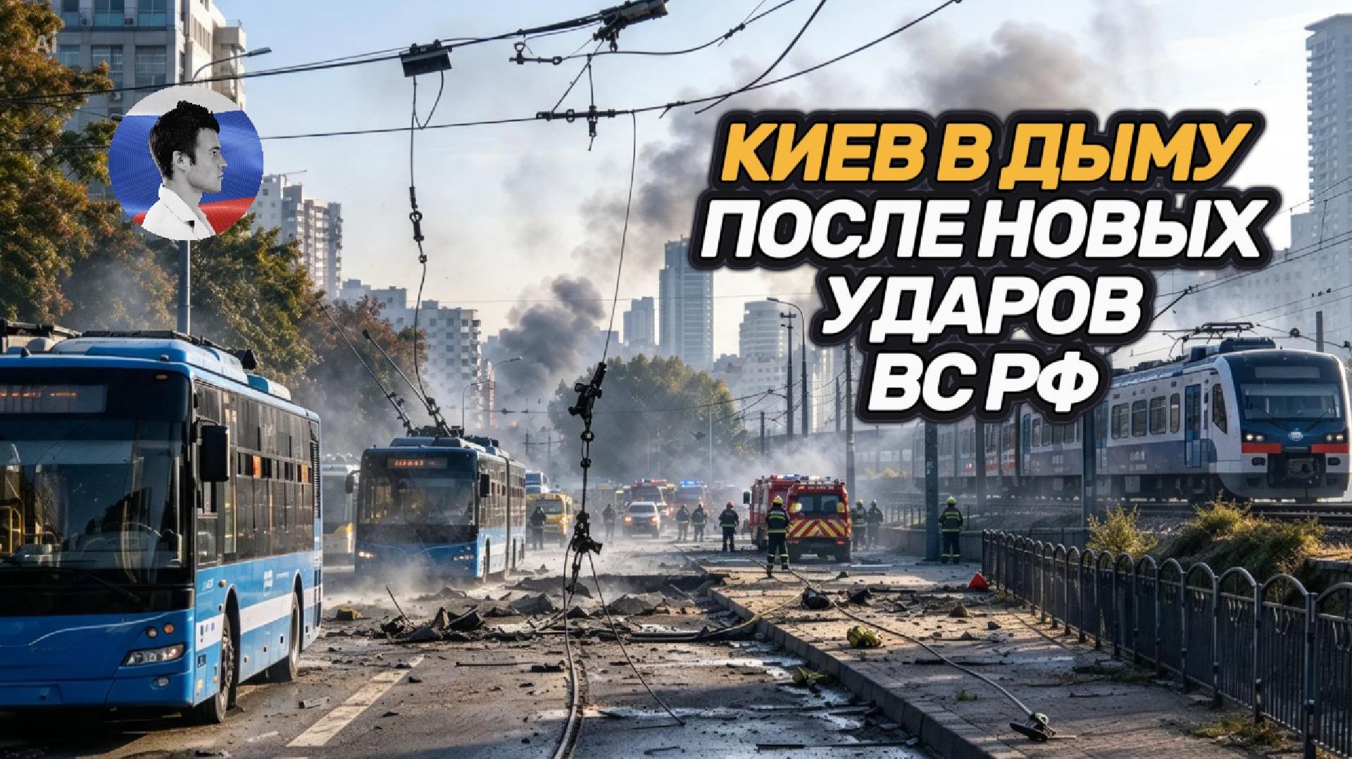 Киев горит после новых ударов ВС РФ. Полыхают депо, дата-центры и склады
