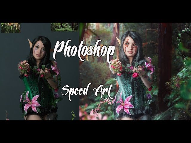Photoshop Speed Art Wood Nymph