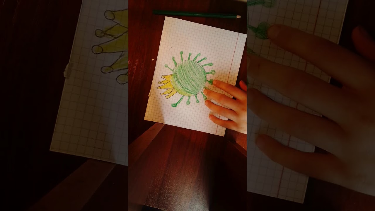 Учу рисовать картона вирус