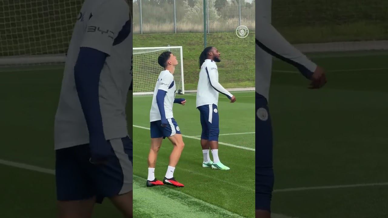 Good Vibes at Training  football skills mancity premierleague shorts