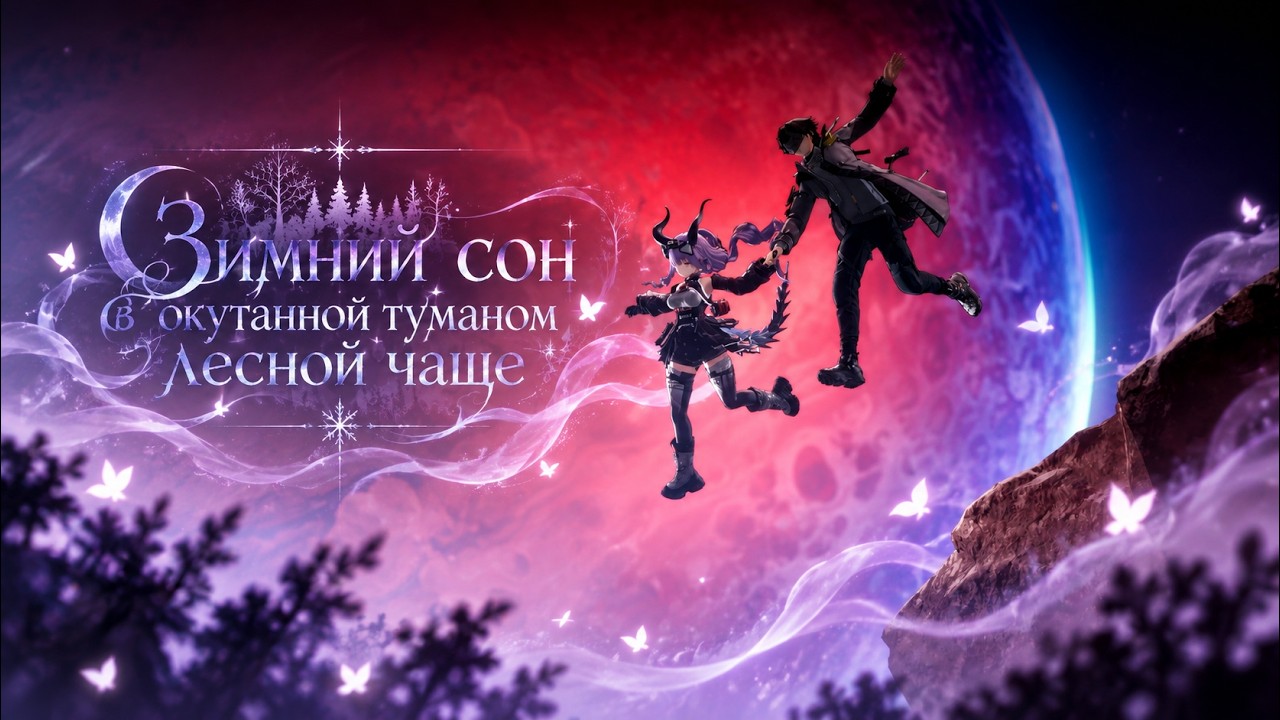 Arknights: Endfield Зимний сон в окутанной туманом лесной чаще
