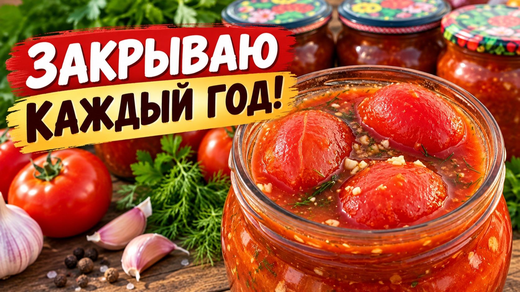 Как же это вкусно! Помидоры на зиму в собственном соку! Готовлю каждый год