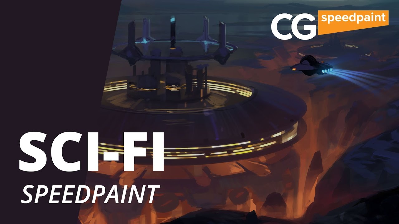 РИСУЕМ ПЕЙЗАЖ В ФОТОШОПЕ. CG Speedpaint.