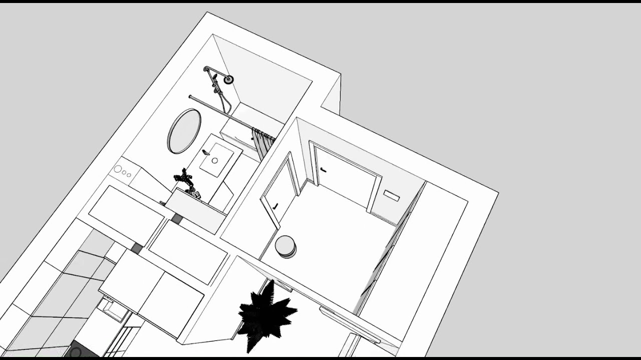 3д планировки в программе SketchUp