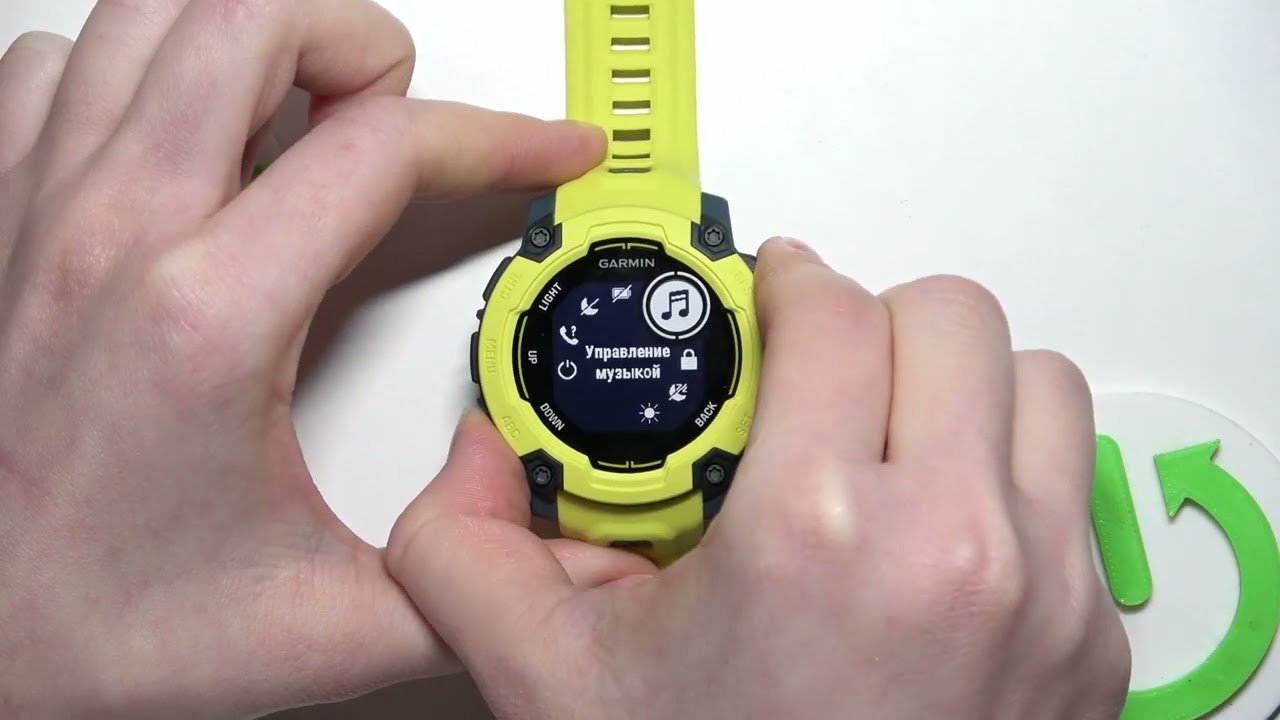 Как Заблокировать Кнопки на Смарт Часах GARMIN Instinct 3 50mm