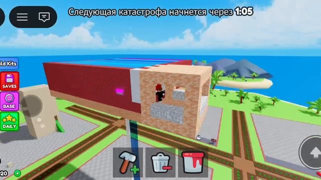 Роблокс Roblox круто поиграли А построй башню6