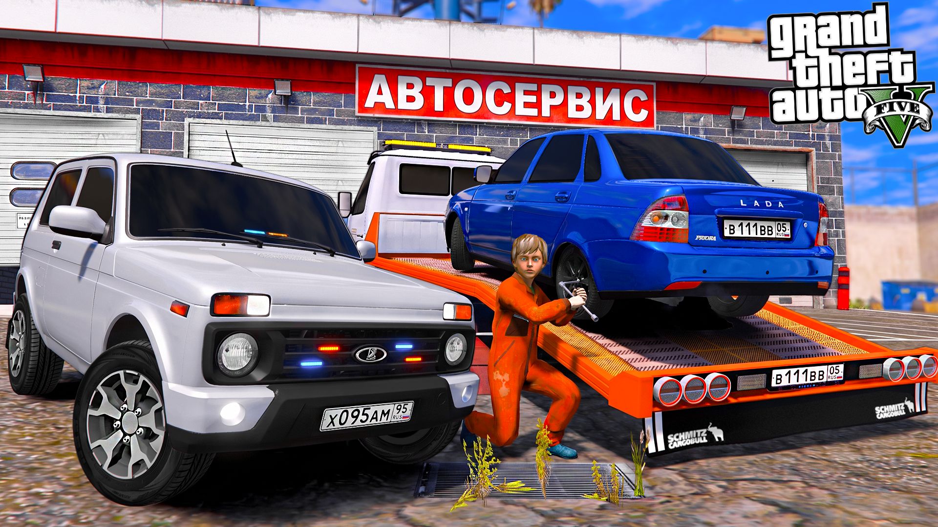 ОПЕРСКАЯ ЕЗДА В GTA 5 - НАШЁЛ НА ОБОЧИНЕ РАЗБИТУЮ ОПЕРСКУЮ ПРИОРУ! ВОССТАНОВЛЕНИЕ ПРИОРЫ! 🌊ВОТЕР
