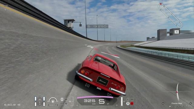 Gran Turismo Sport - Ferrari Dino 246 GT 1971 - 338 Km/h Top Speed