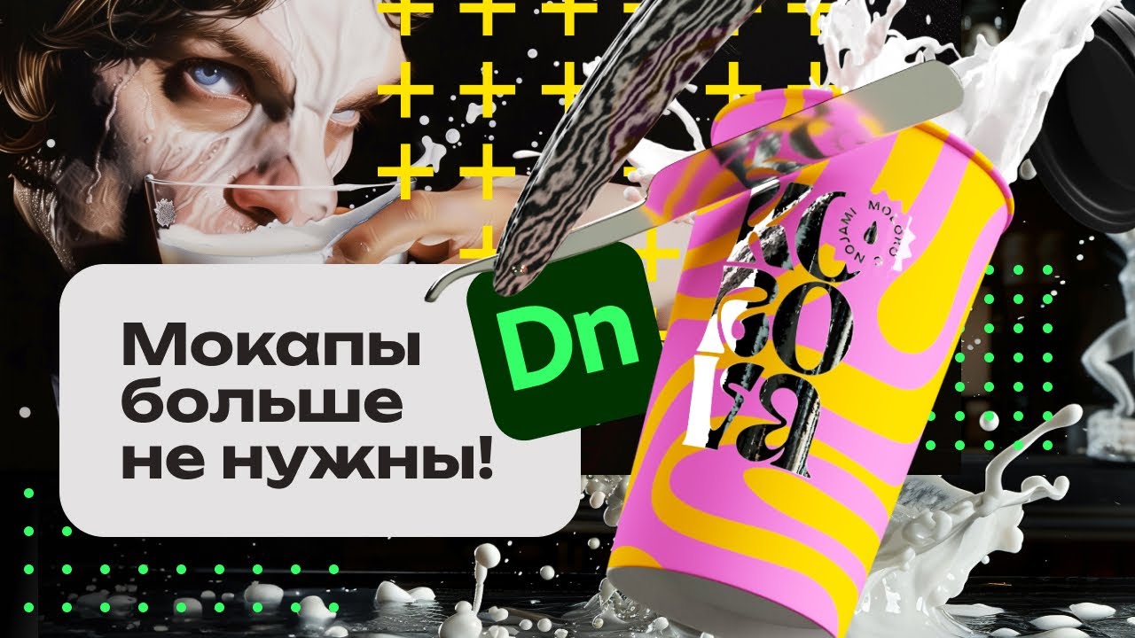 Мокапы больше не нужны! Визуализация макета в Dimension с эффектами печати