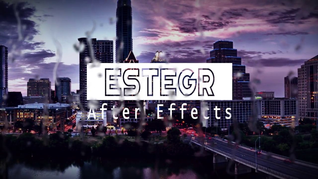 Простой дождь в After Effects