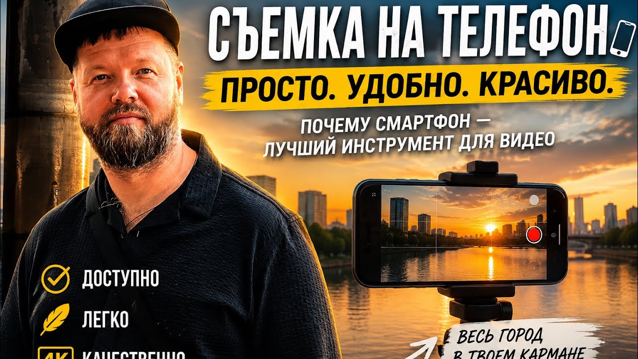 Можно ли снимать действительно красивые и качественные видео просто на телефон? 